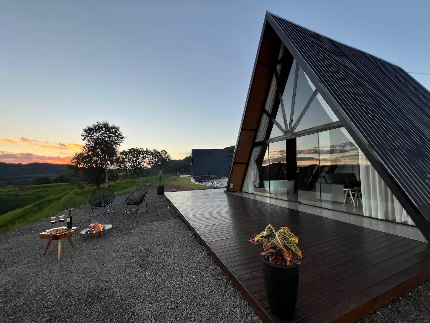 Chalé Refúgio Serra do Horizonte — cabana em Cordilheira Alta/SC