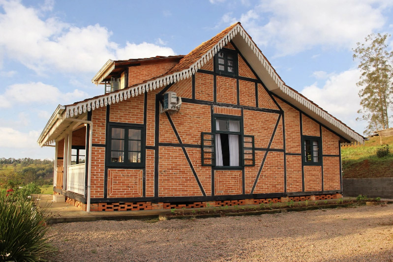 Pousada Enxaimel dos Krüger — cabana em Trombudo Central/SC